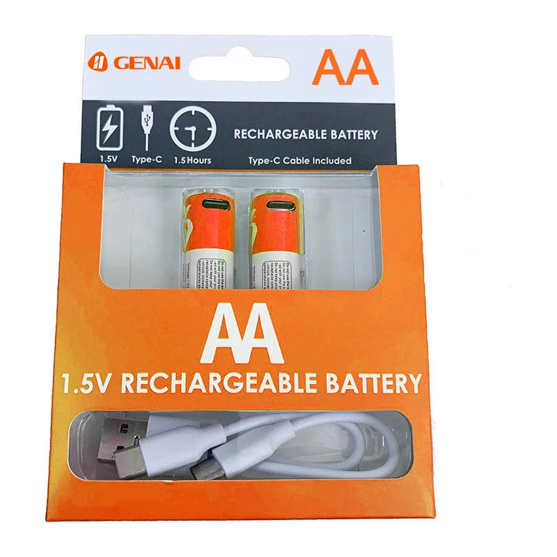 Bateria AA Recarregável 1.5V 2600mAh