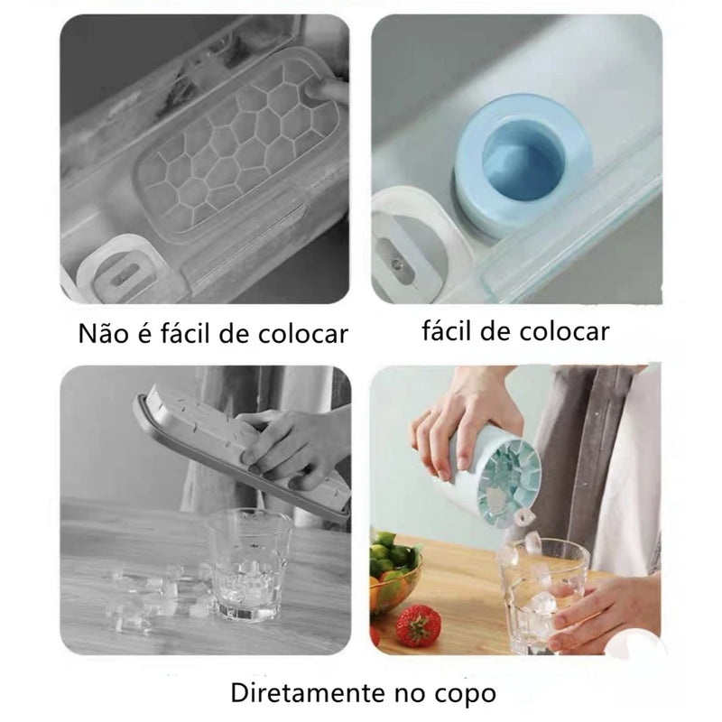 Molde de Gelo em Silicone