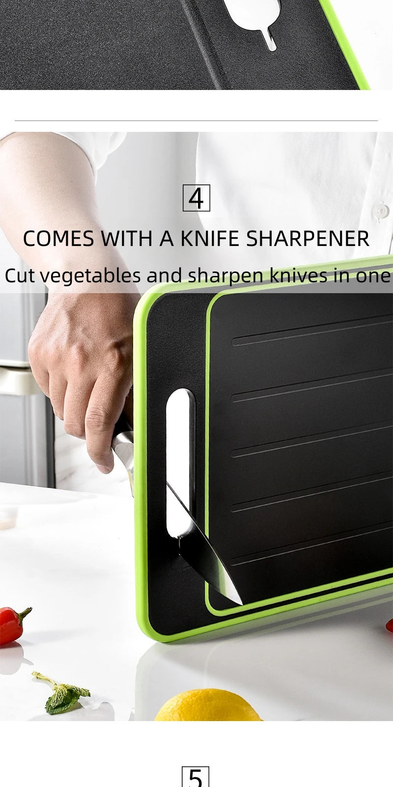 Kitchen Thawing Cutting Board Defrosting Function Physical Thawing Chopping Board Kitchen Garlic Grinding Tools Knife Sharpener