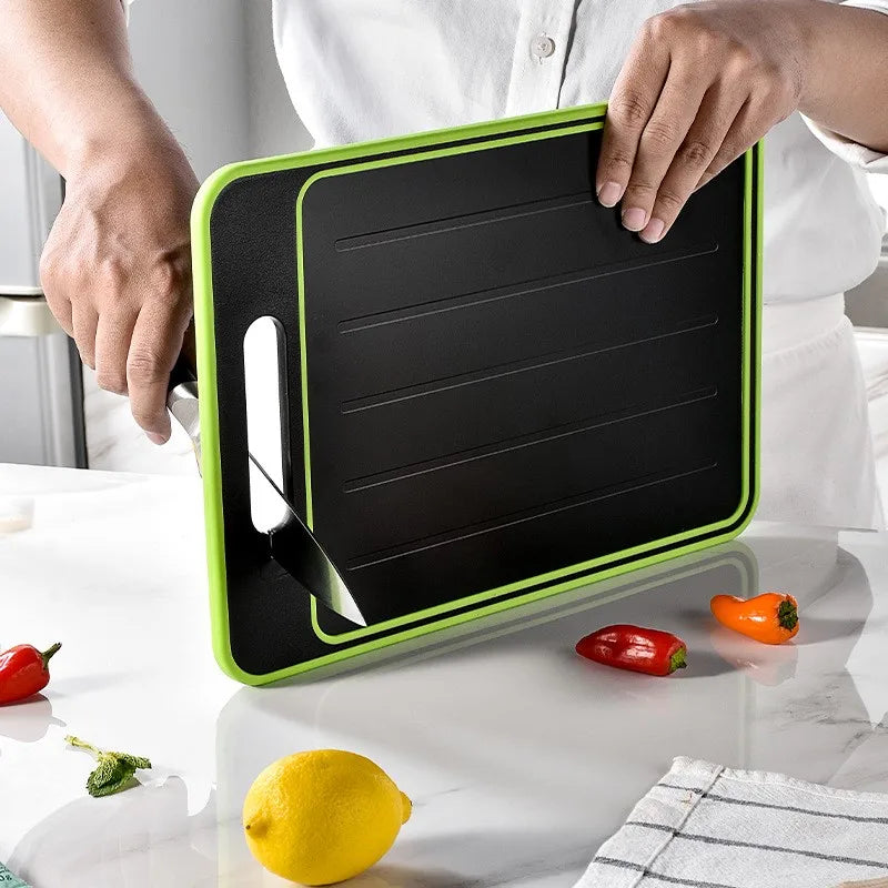 Kitchen Thawing Cutting Board Defrosting Function Physical Thawing Chopping Board Kitchen Garlic Grinding Tools Knife Sharpener