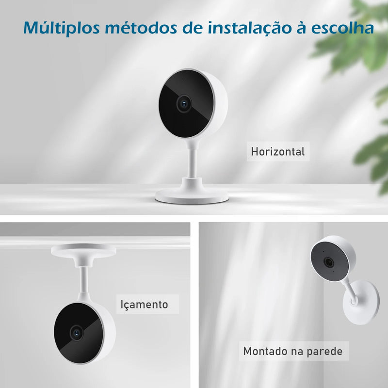 Câmera Inteligente Sem Fio para Ambientes Internos