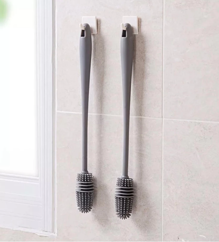 Escova Multiuso de Silicone – Limpeza Eficiente e Sem Esforço