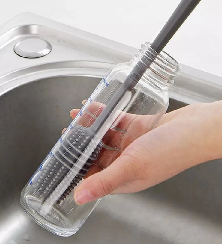 Escova Multiuso de Silicone – Limpeza Eficiente e Sem Esforço