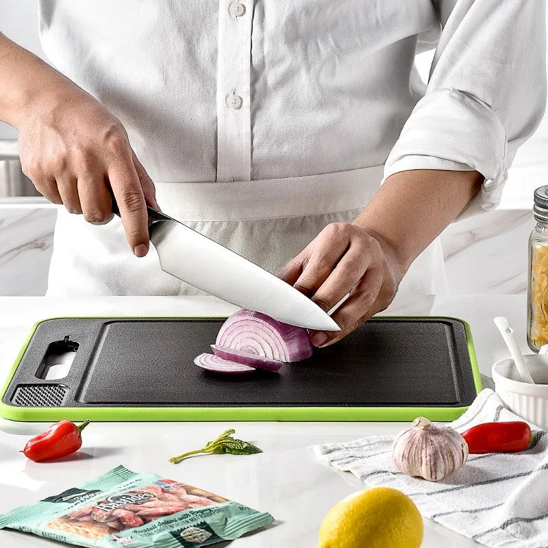 Kitchen Thawing Cutting Board Defrosting Function Physical Thawing Chopping Board Kitchen Garlic Grinding Tools Knife Sharpener