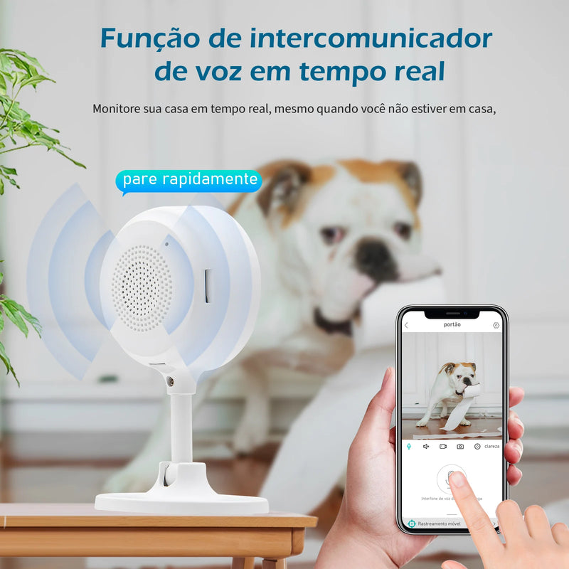 Câmera Inteligente Sem Fio para Ambientes Internos